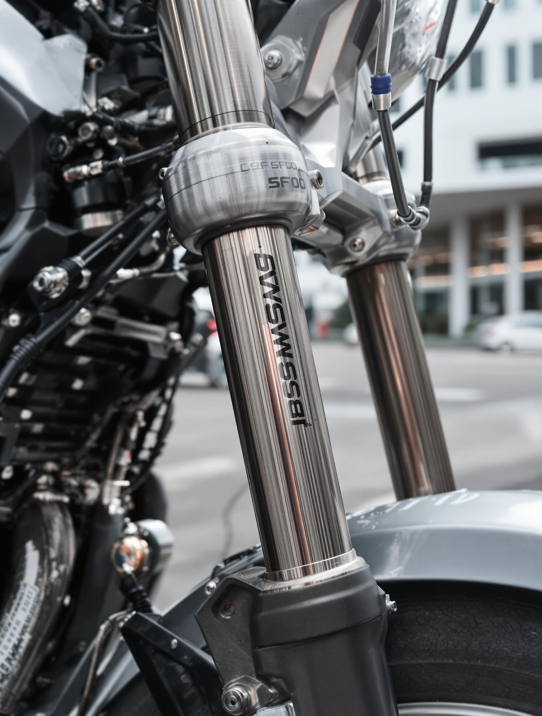 Cadre diamant et fourche Showa SFF-BP de la Honda CB650R