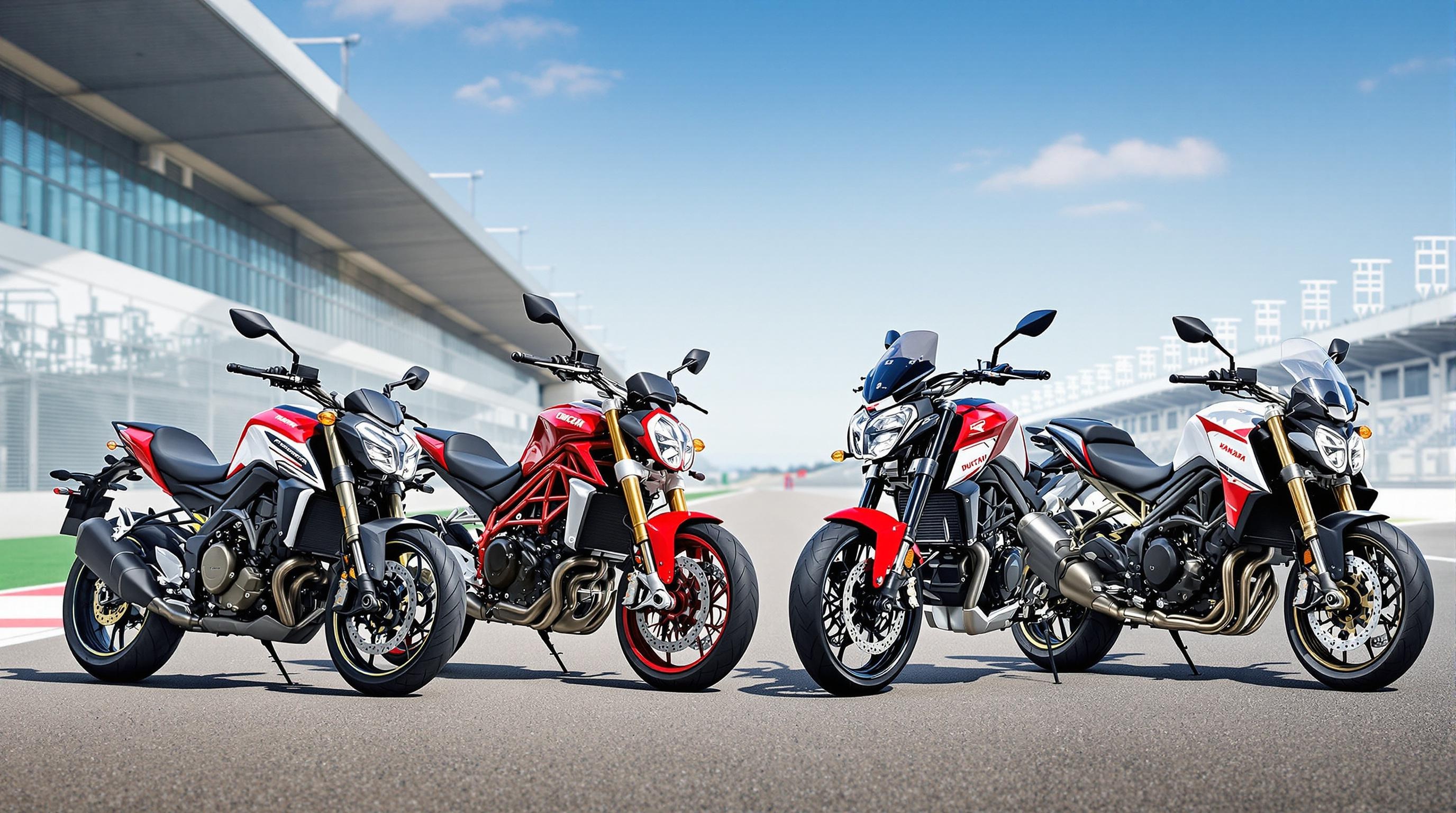 Comparatif motos Honda Yamaha Ducati Triumph nouveautés 2024