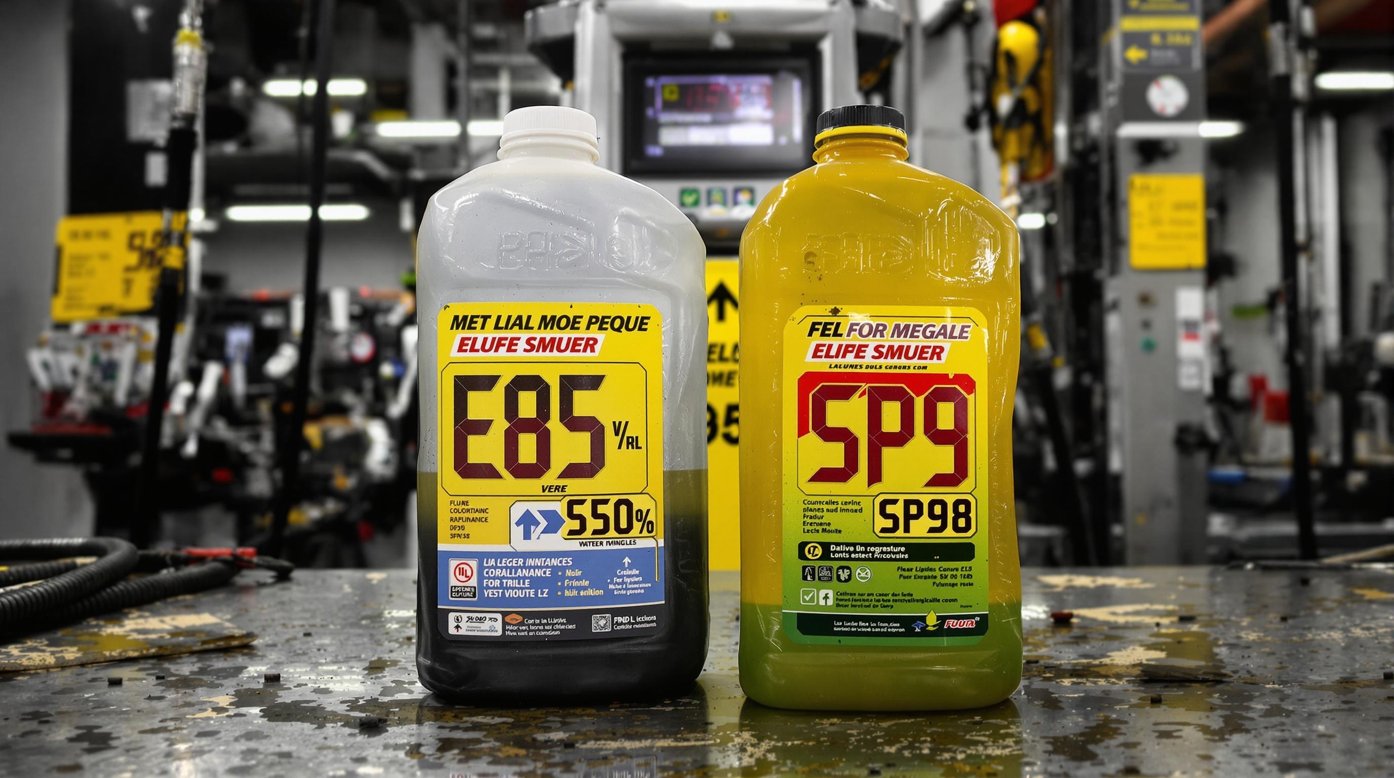 Comparatif prix E85 vs SP98 pompe essence urbain