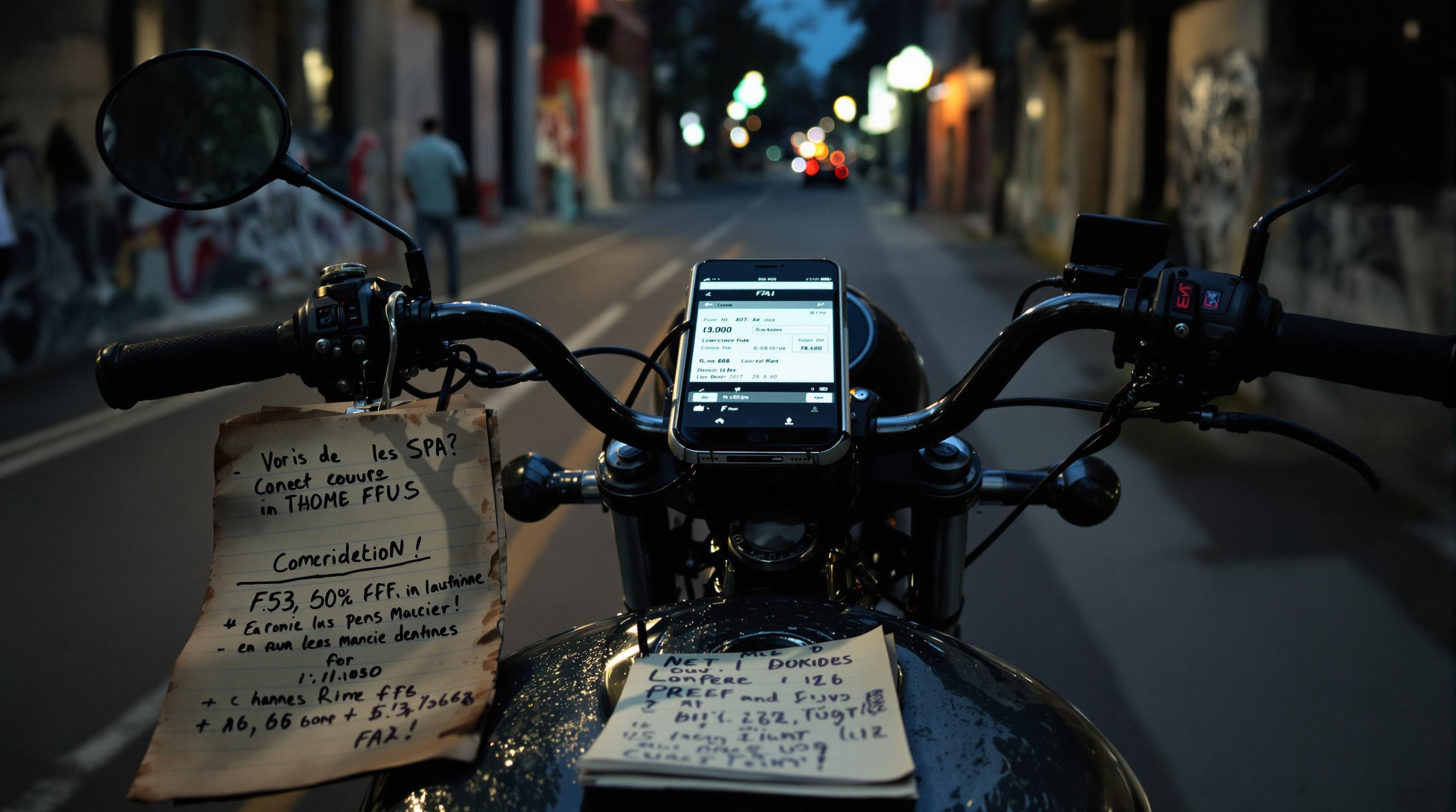 FAQ moto argus négociation contestation estimation urbain smartphone carnet entretien