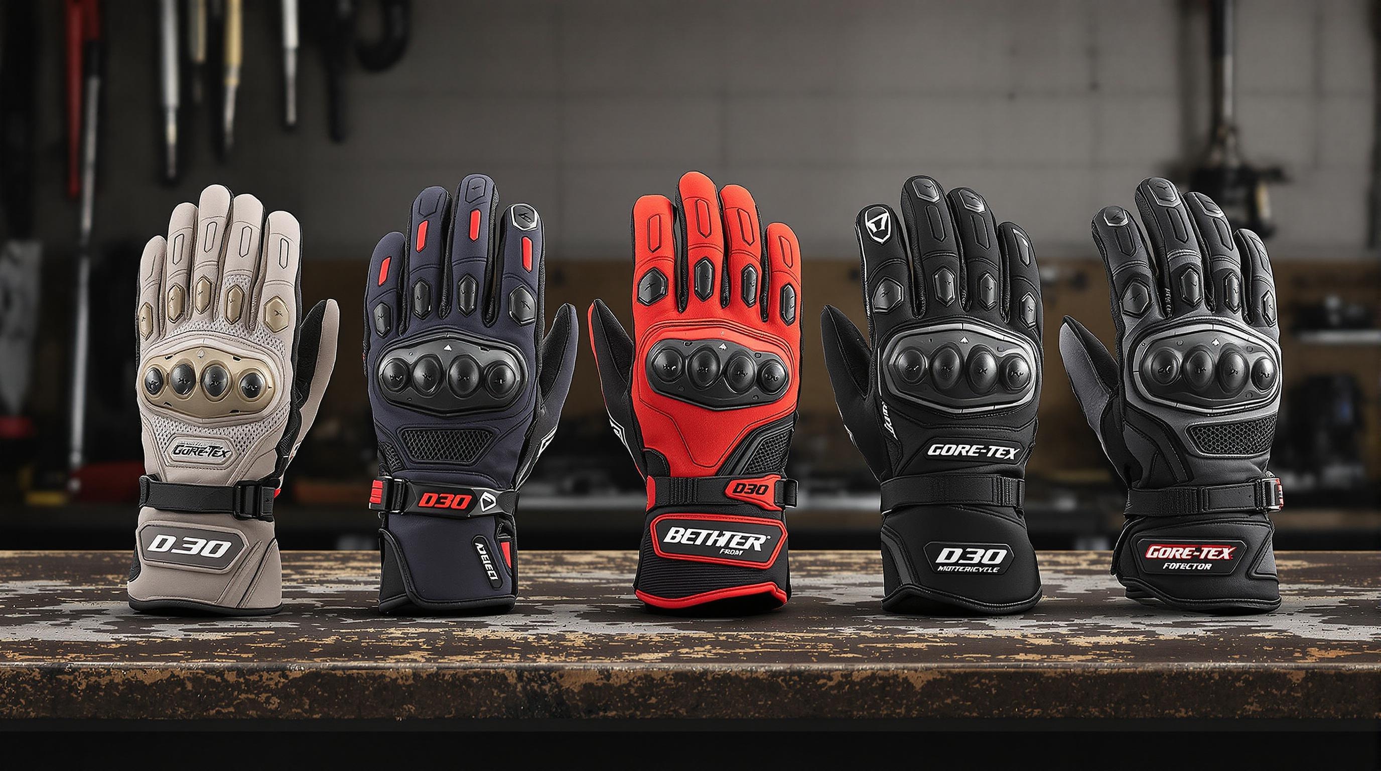 Sélection des meilleurs gants moto femme toutes saisons