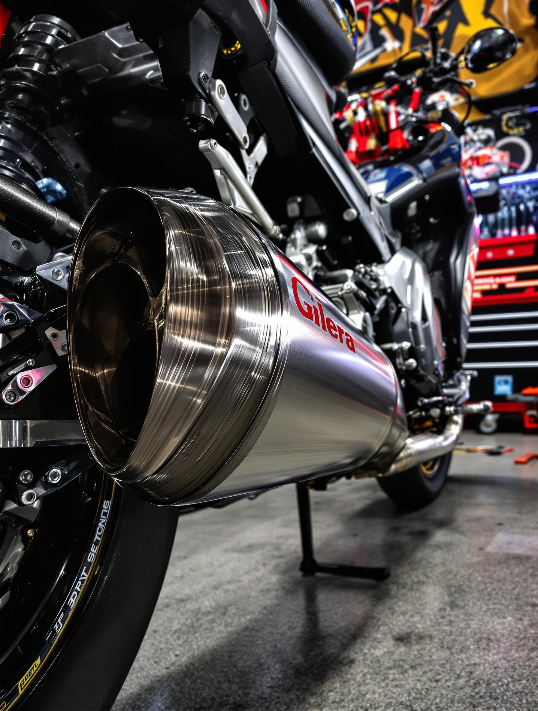 Échappement inox racing pour la Gilera SMT 50