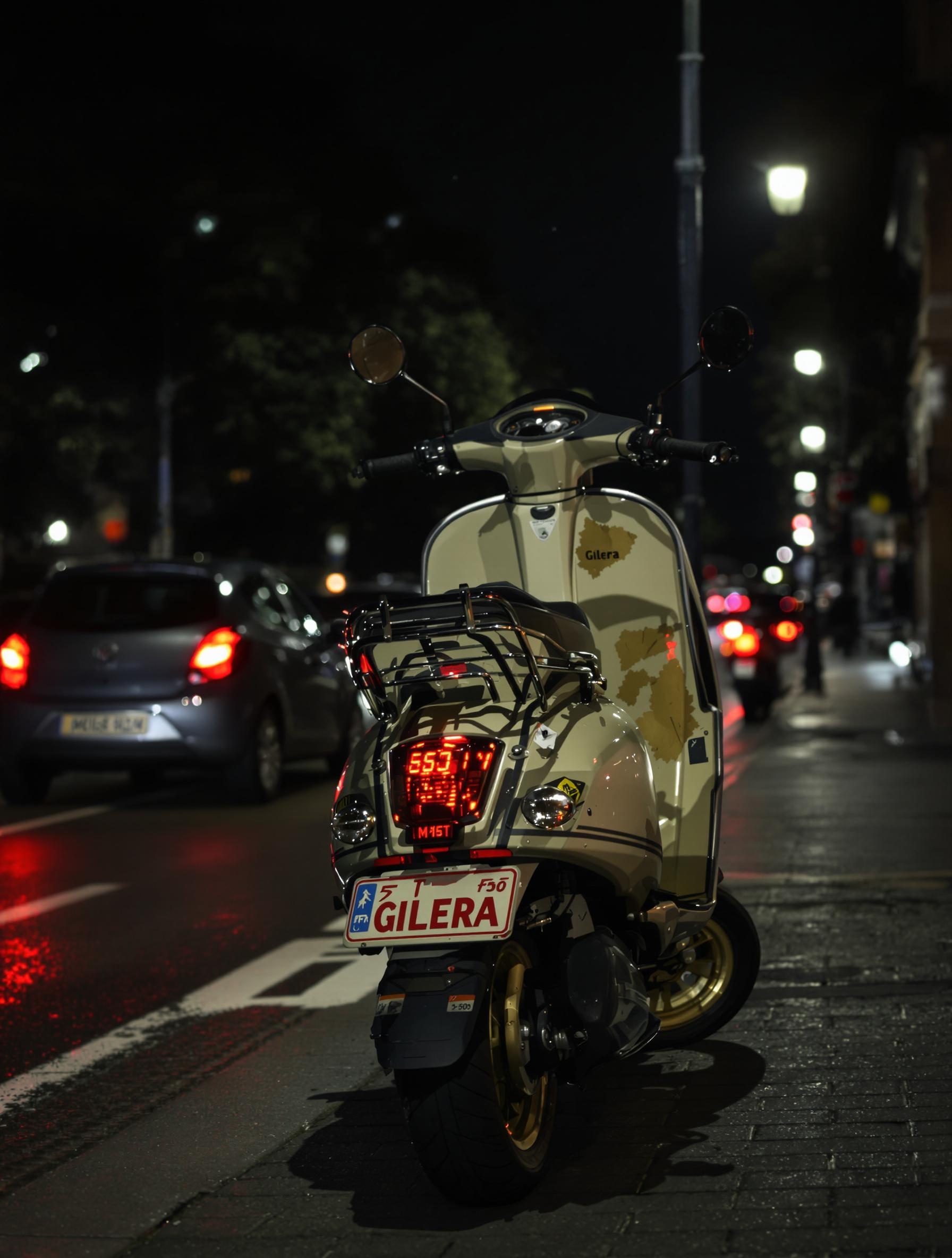 Gilera SMT 50 en milieu urbain