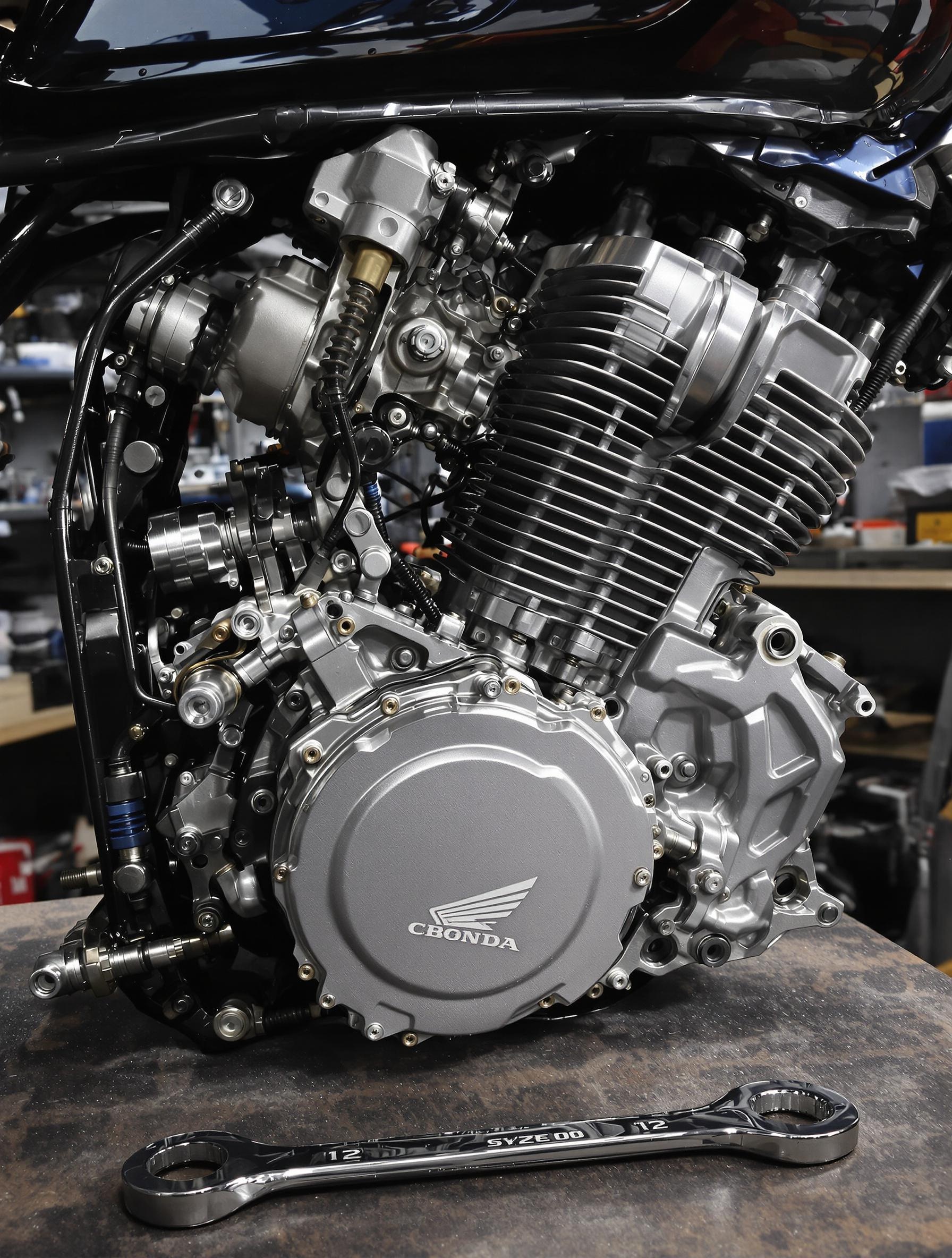 Moteur et transmission de la Honda CB650R