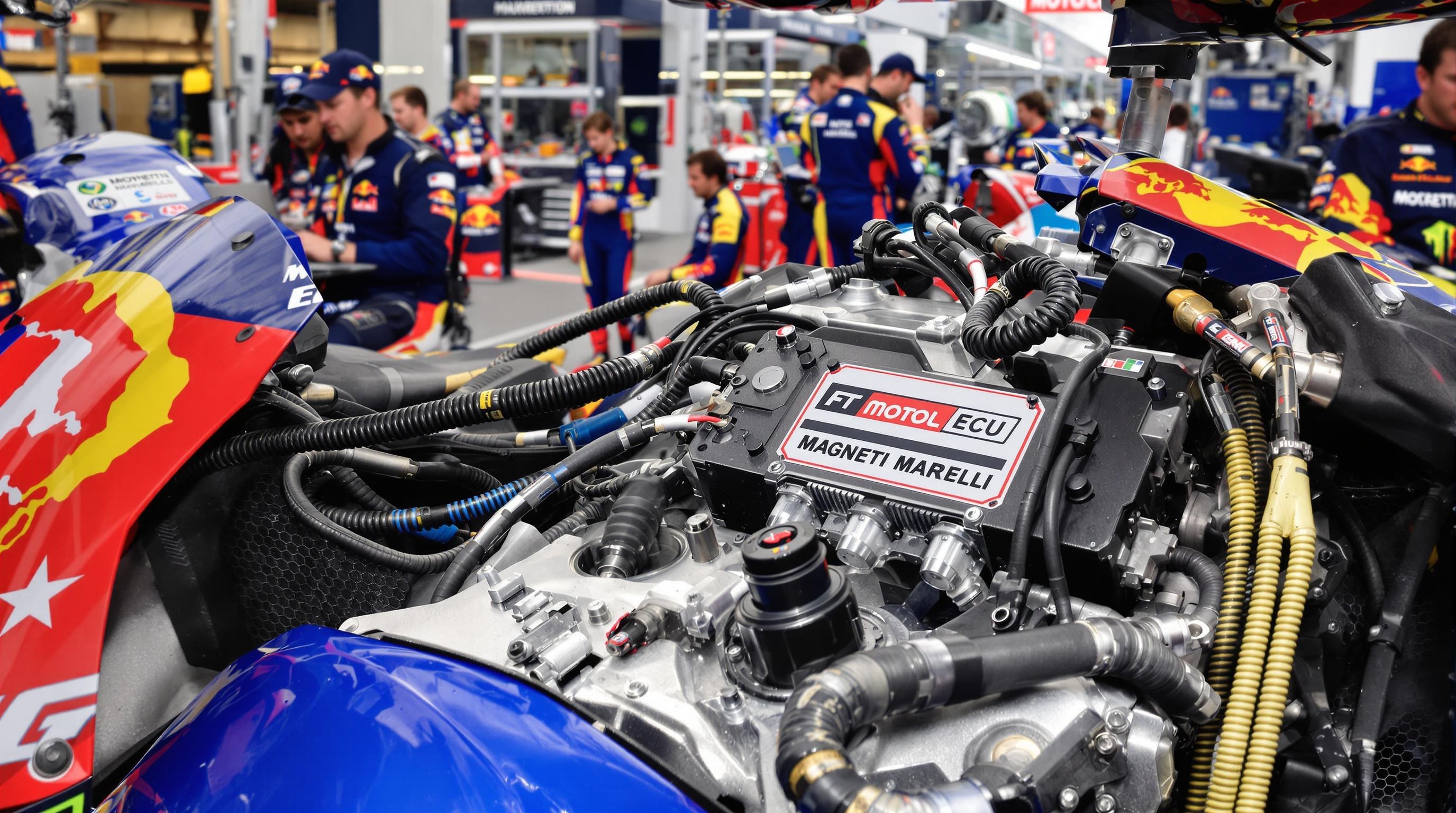 Prototype MotoGP ECU Magneti Marelli pitlane électronique