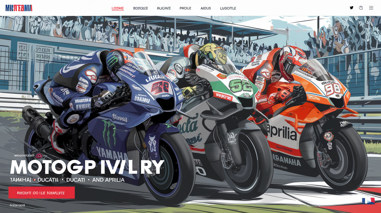 Rivalités Yamaha Ducati Aprilia MotoGP
