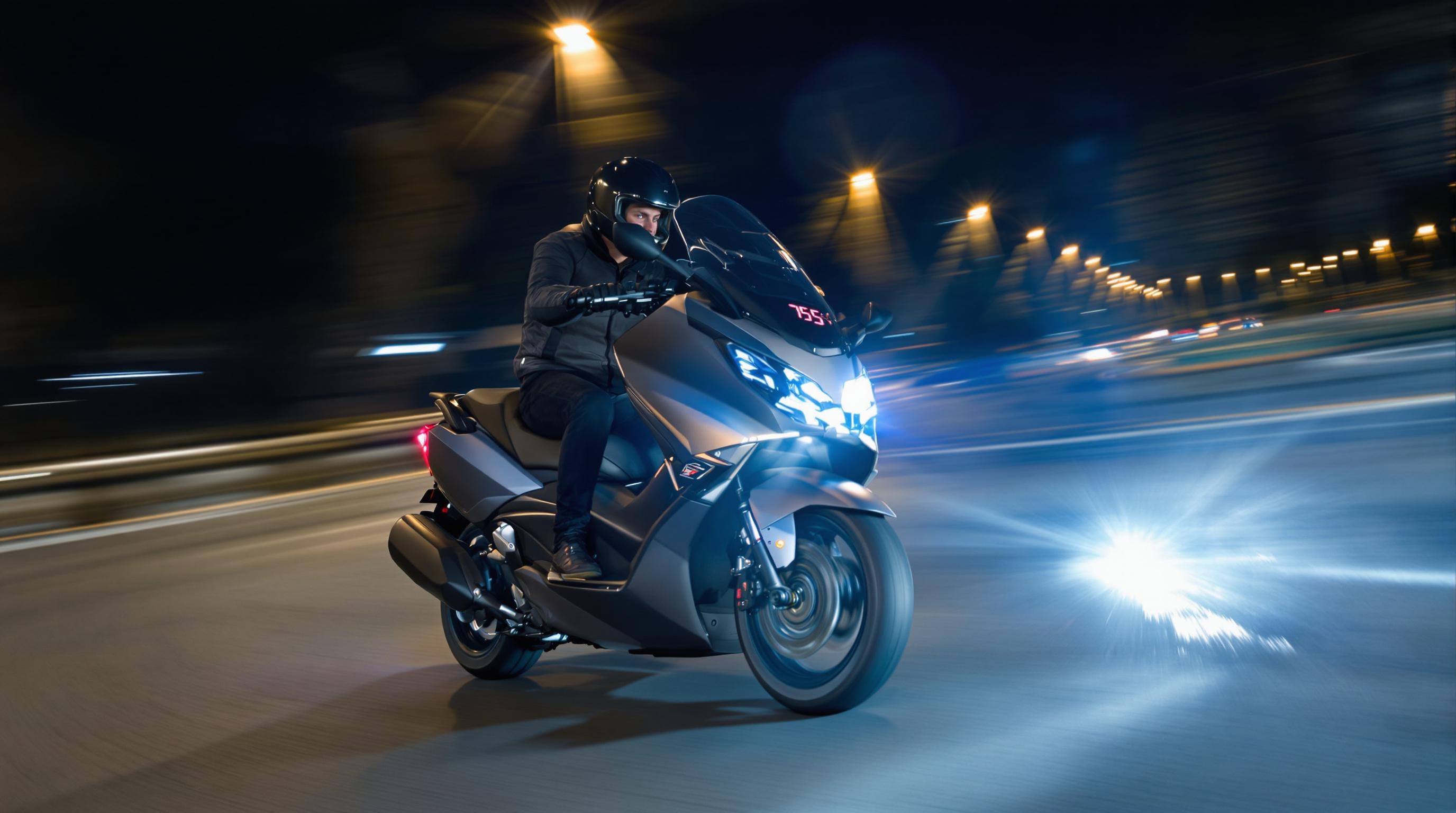 Suzuki Burgman 650 compteur vitesse nuit nationale