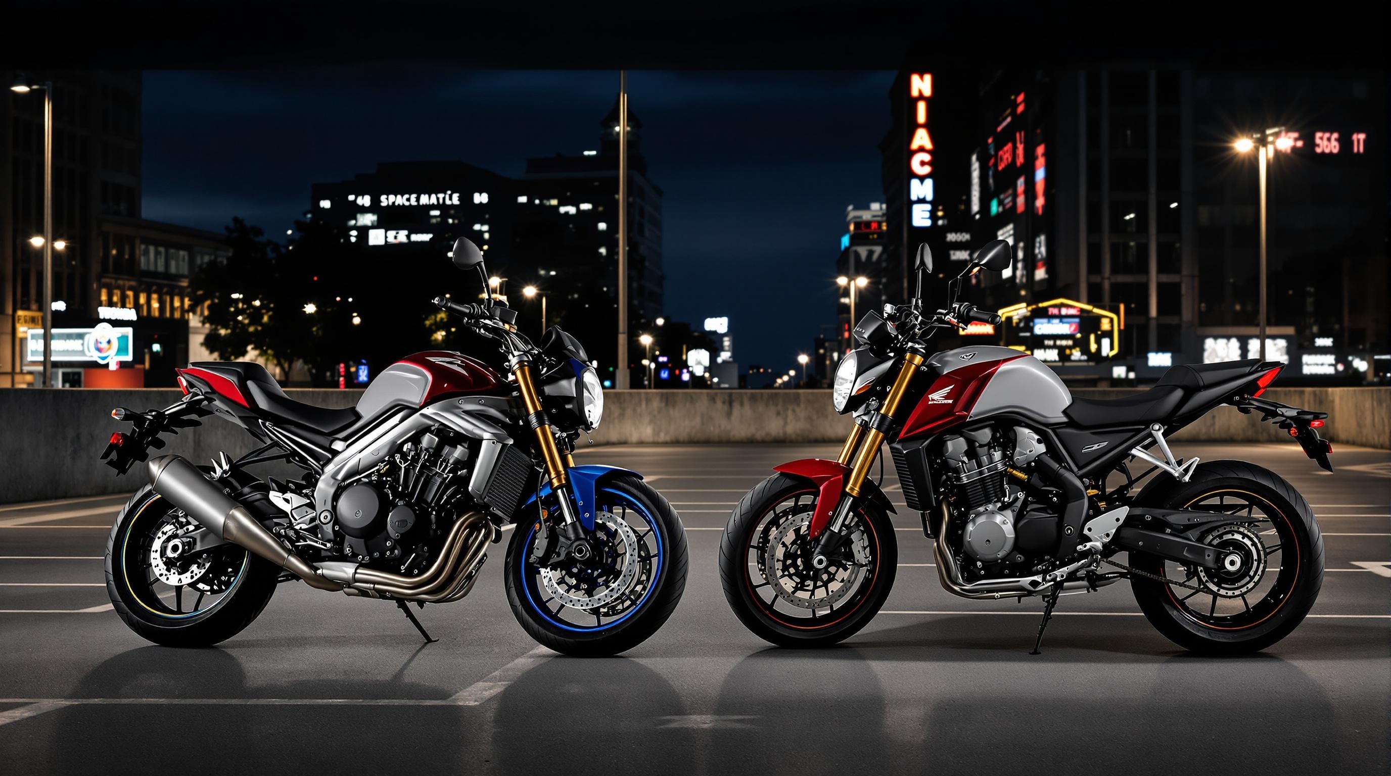 Honda CB650R face à la Triumph Street Triple